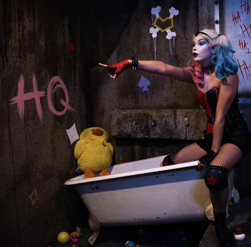 Harley Quinn dans l'action game Joker