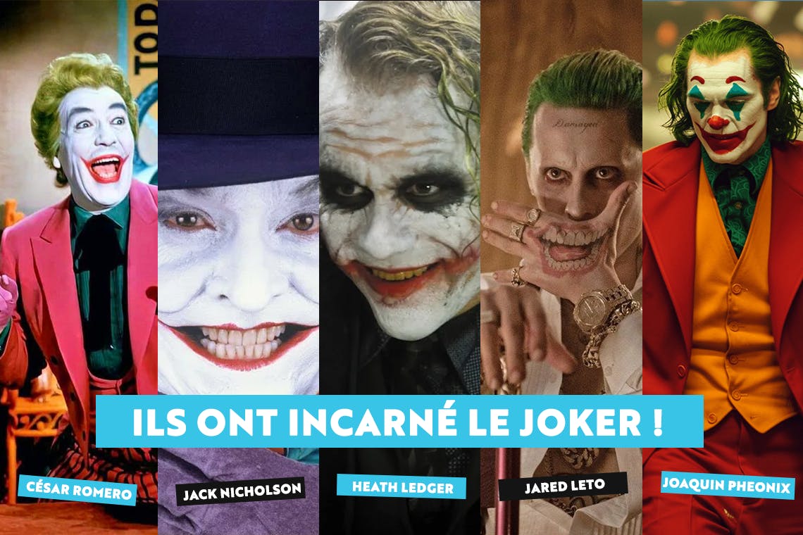 Tous les acteurs ayant incarné le Joker