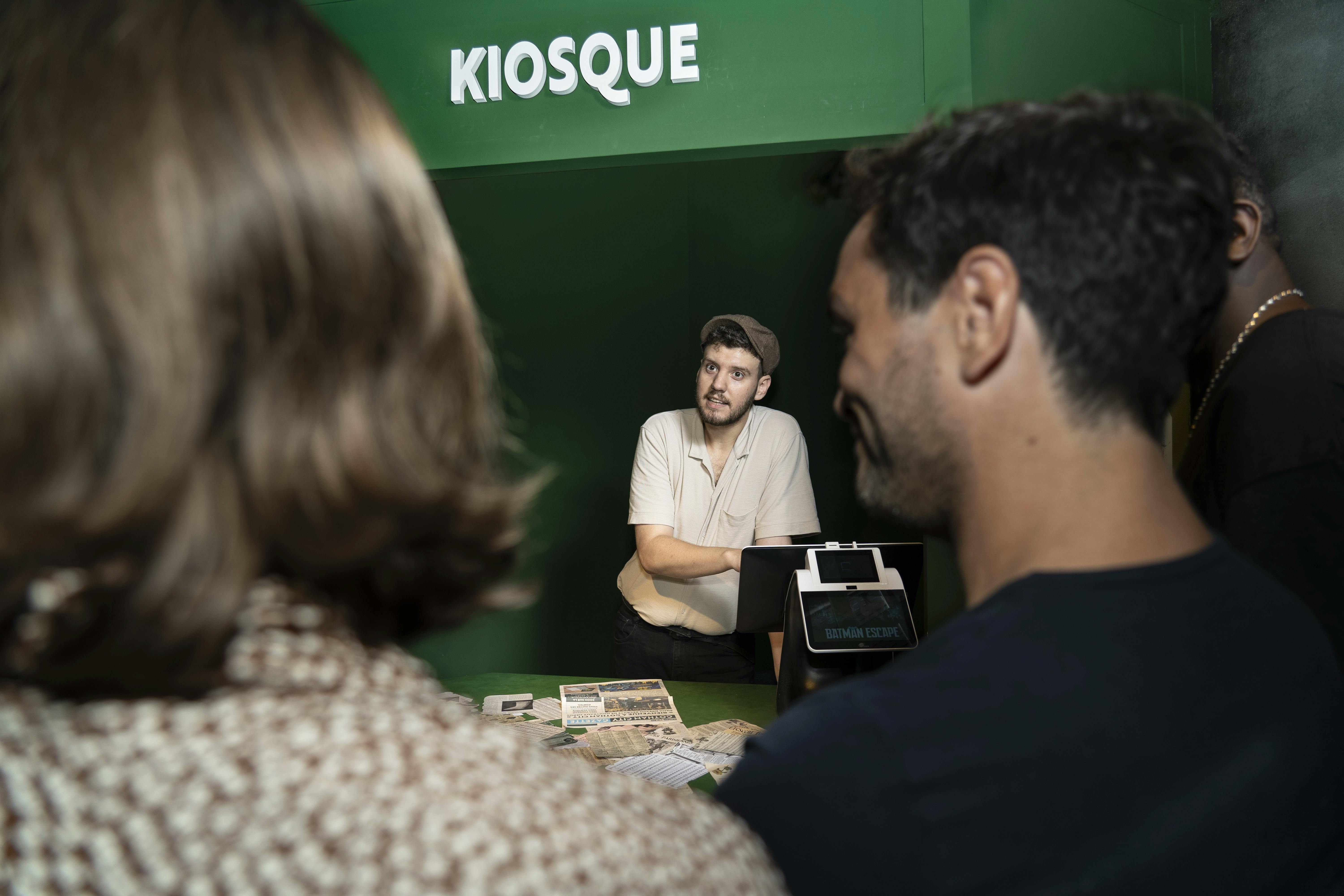 Acteurs dans un escape game