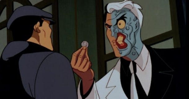 Double Face ou Harvey Dent dans la série animée Batman