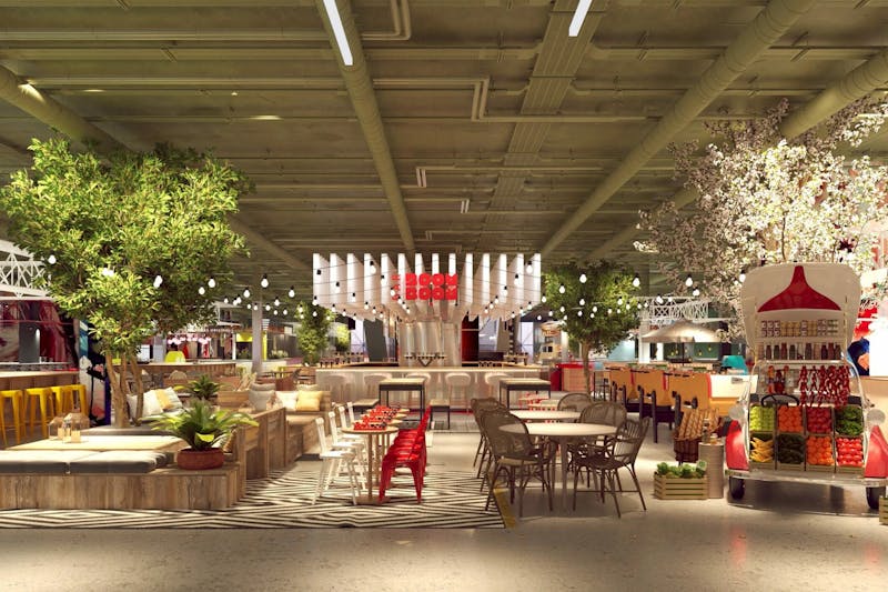 Boom Boom Villette, food and leisure market à Paris