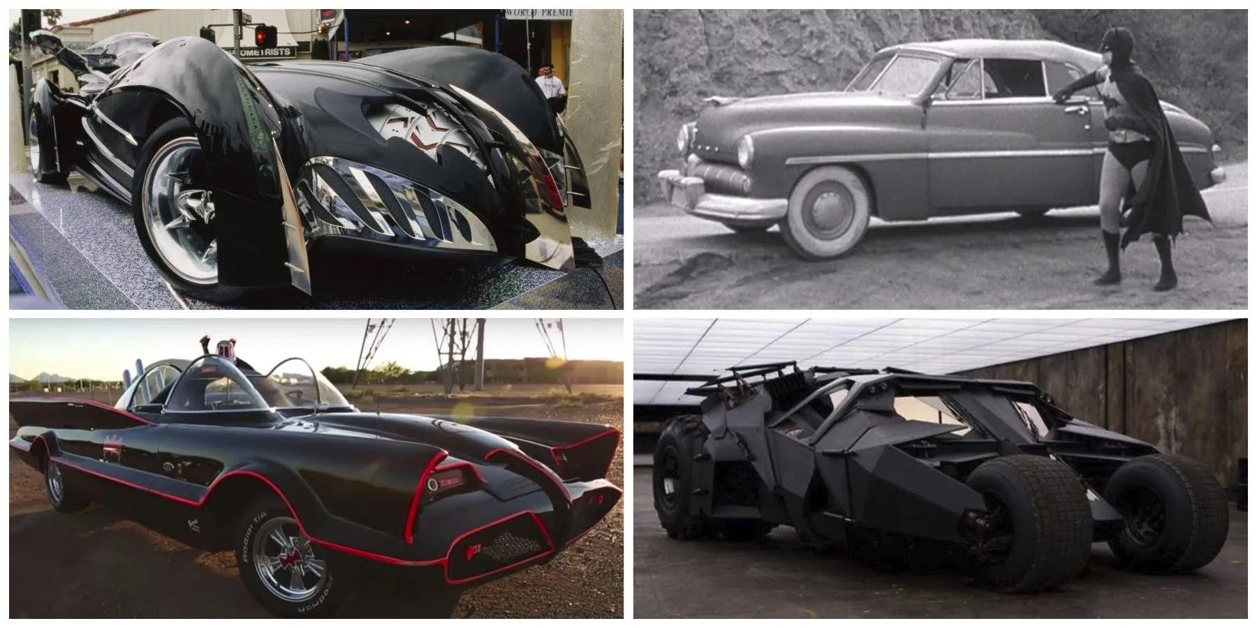 L'évolution de la Batmobile