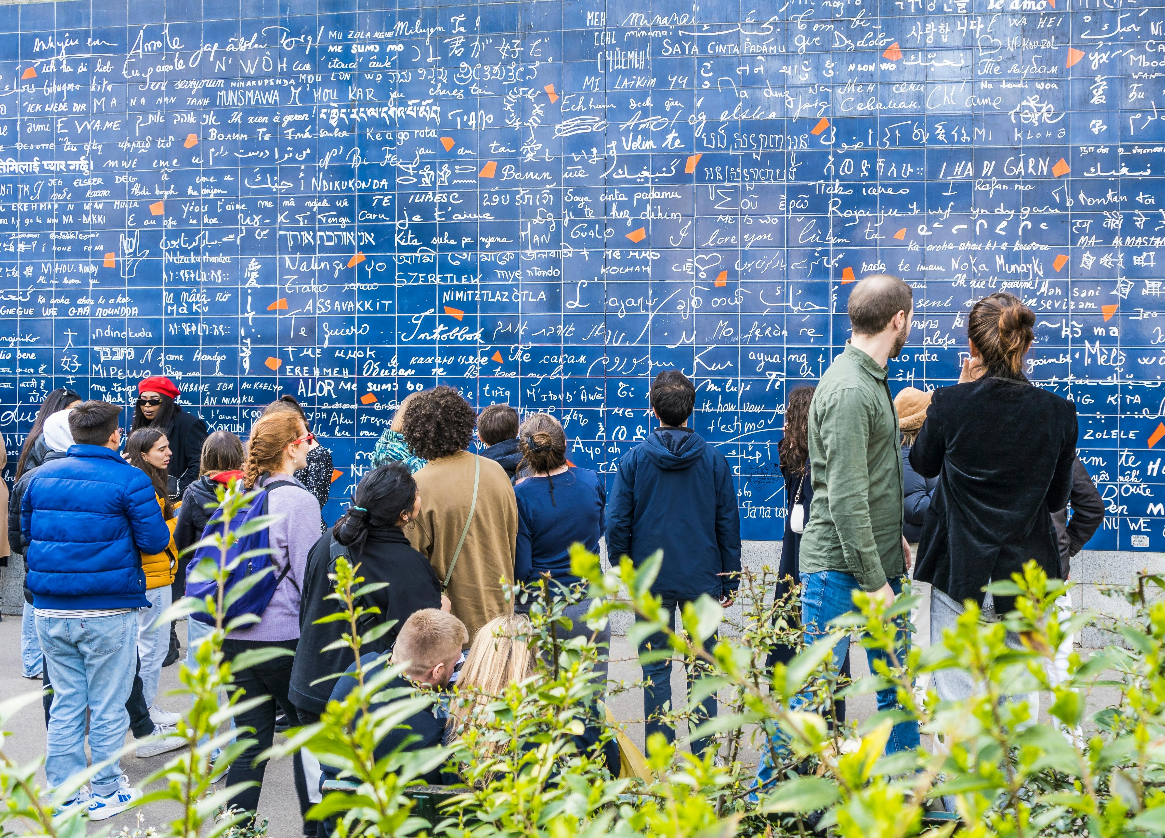 Mur des je t'aime à Paris