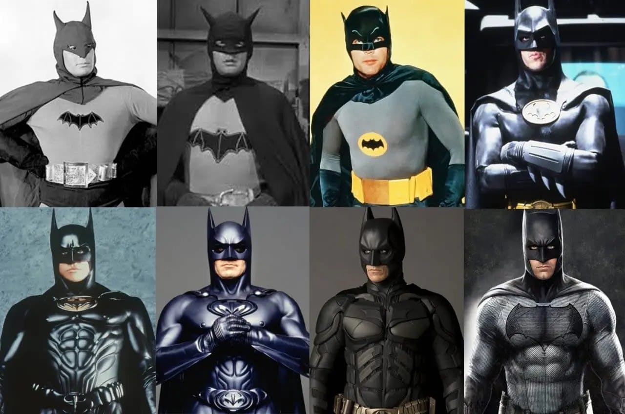 Tous les Batman dans les films