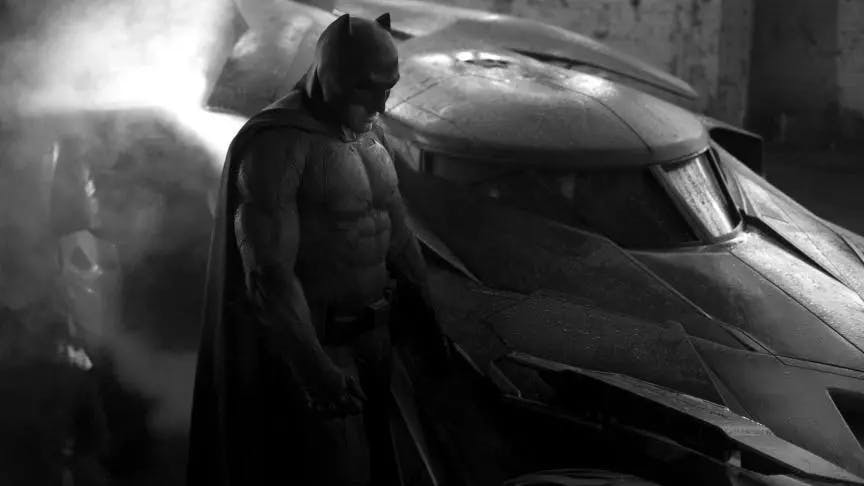 Batman de Ben Affleck et sa Batmobile