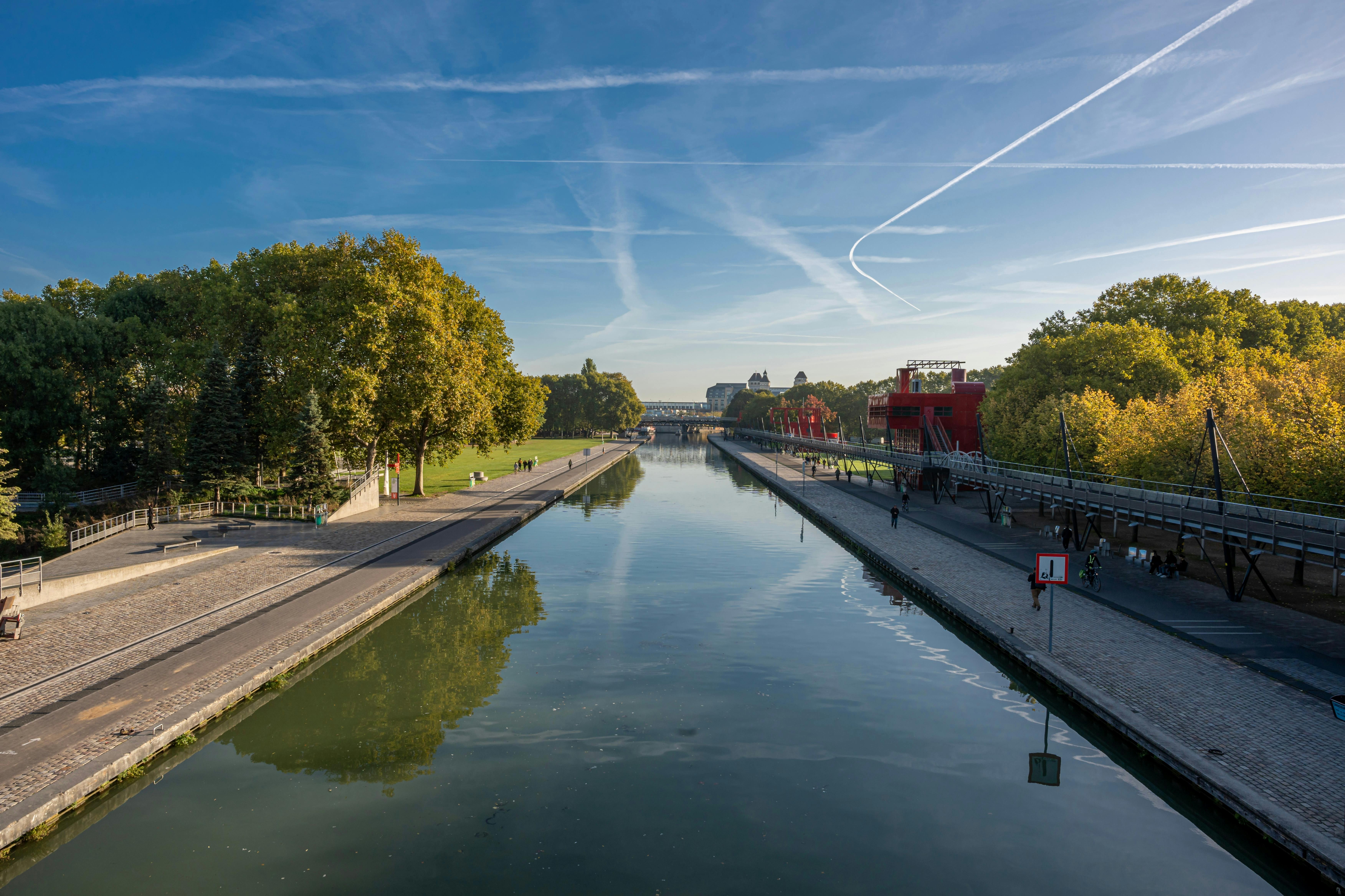 Paris 19ème : Canal de l'Ourcq