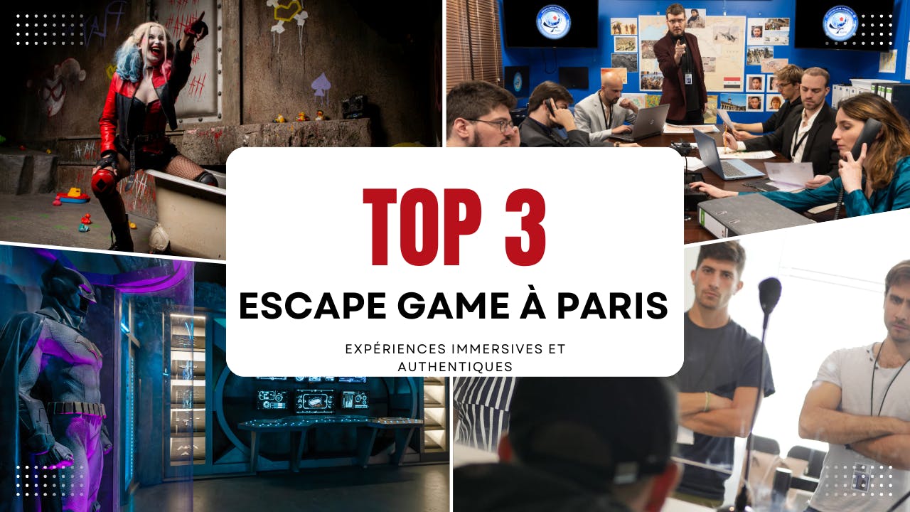 Le Top 3 des meilleurs Escape Game à Paris