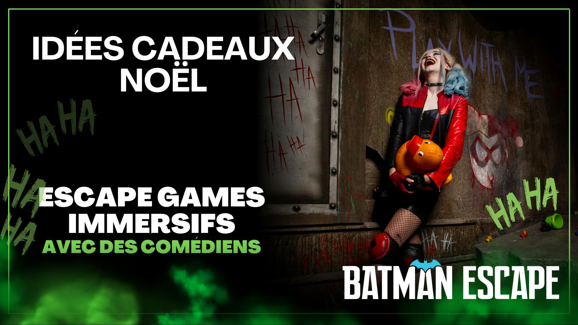 Idées Cadeaux Noel original à Paris : la box Batman Escape
