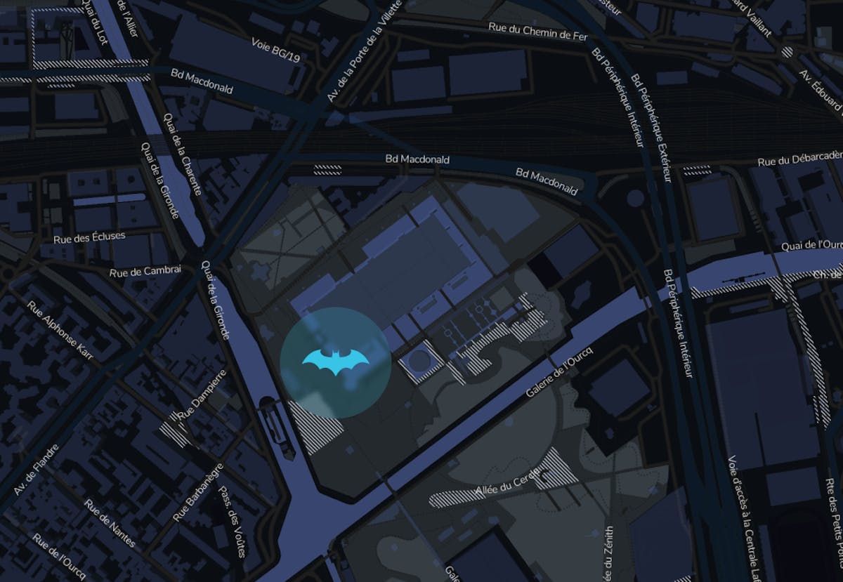 batman escape game location