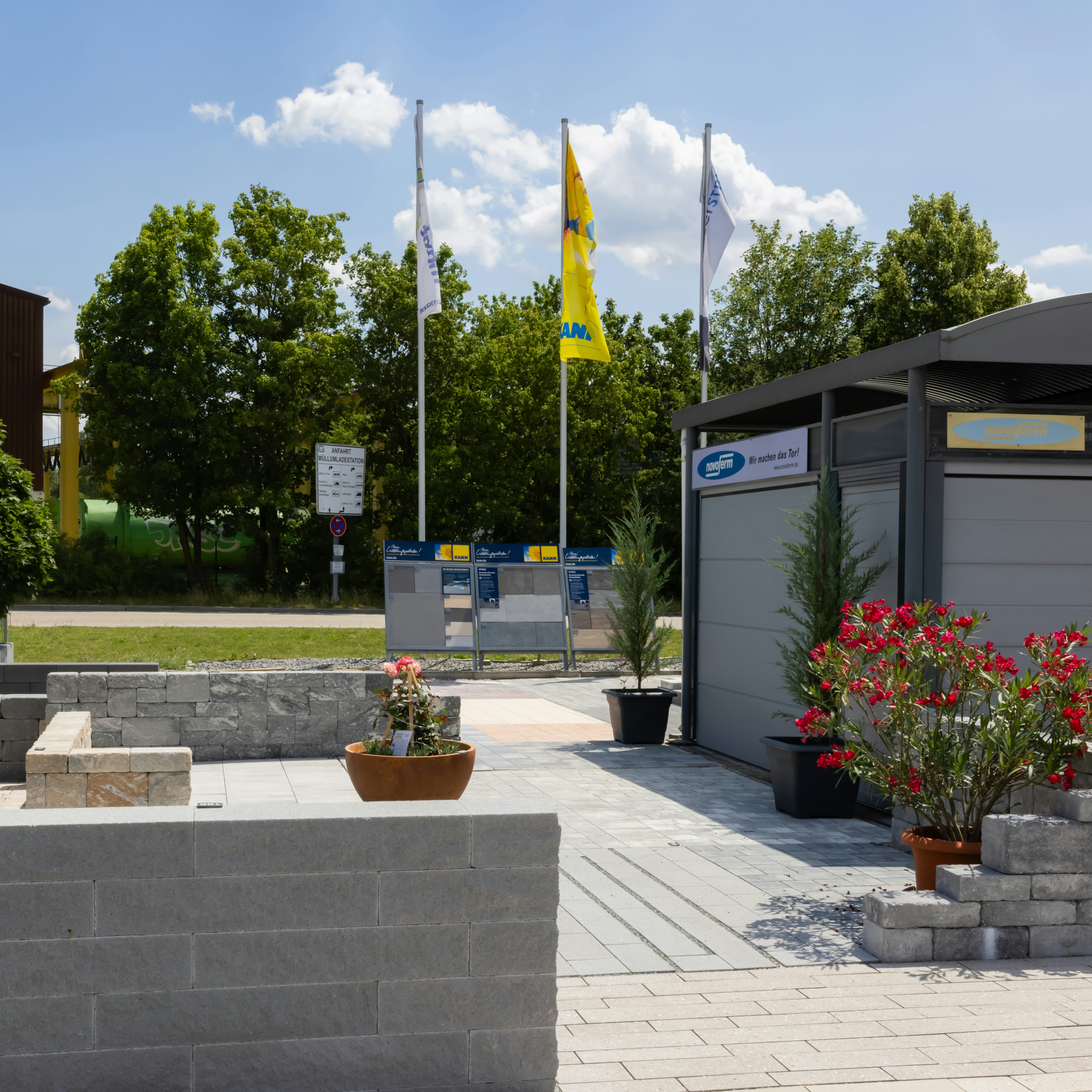 Anfahrt von Baustoff Kontor