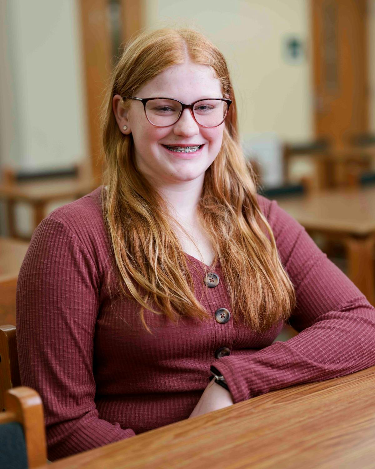 Pinconning High School student Leah