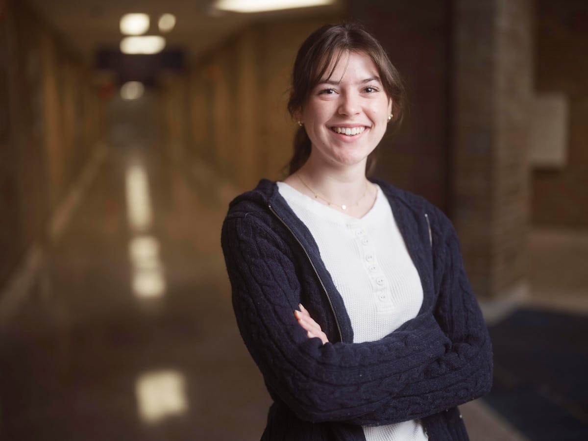 Olivia McCollum, Health Technology program at the Bay-Arenac ISD Career Center in Bay City, MIchigan
