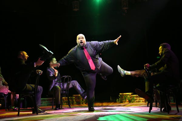 Bay City native Korie Blossey performing on stage