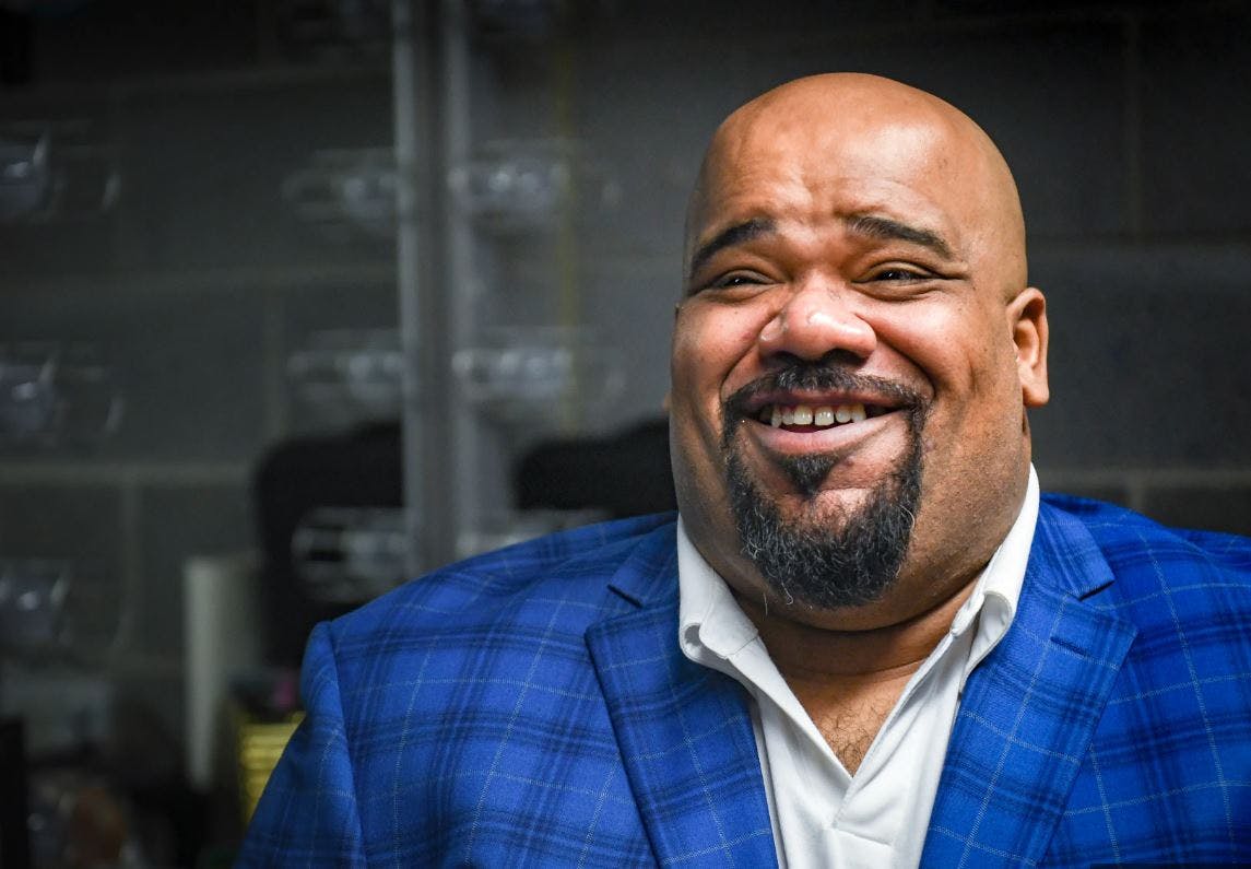 Bay City native Korie Blossey performing on stage