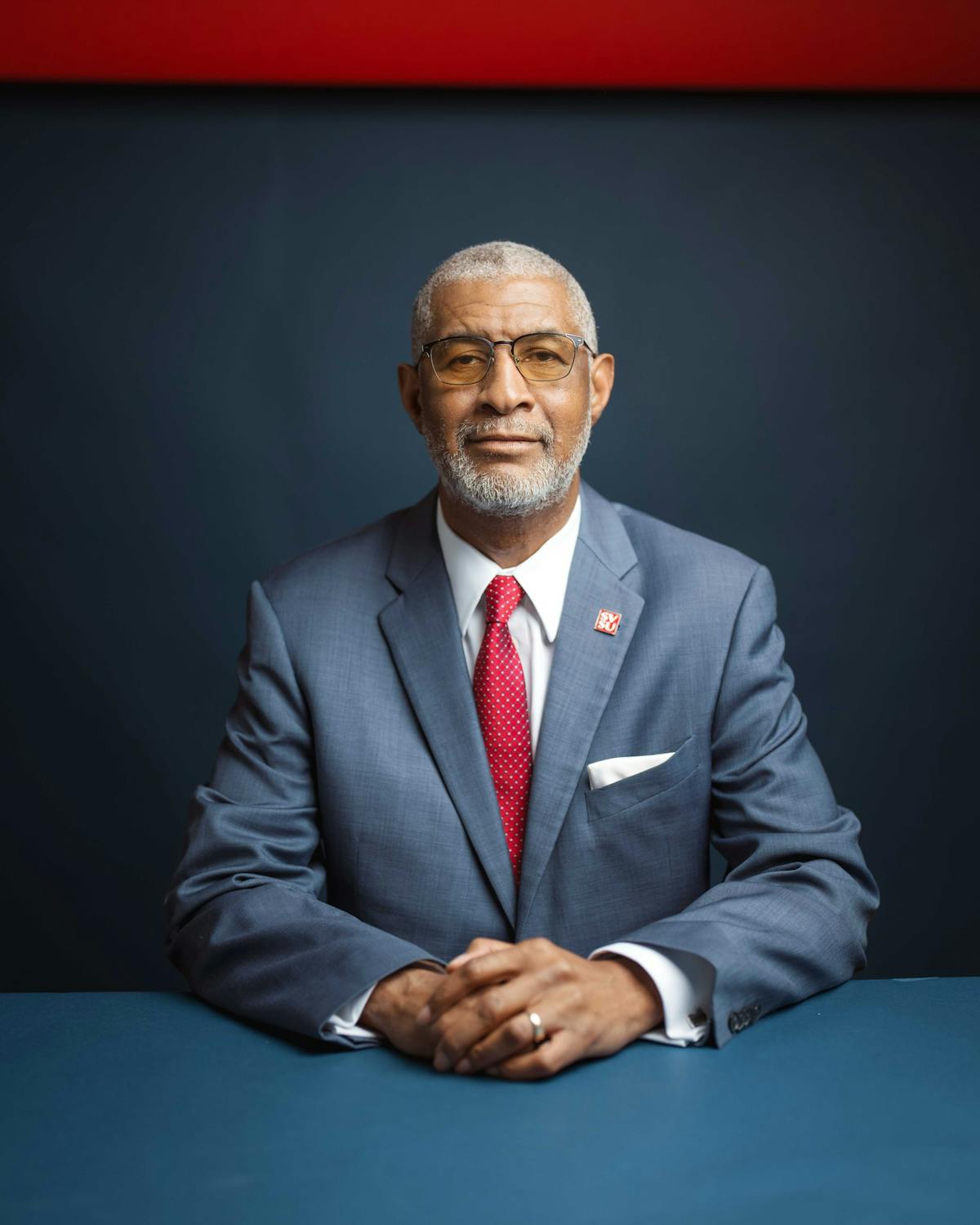 Dr. George Grant, President of Saginaw Valley State University