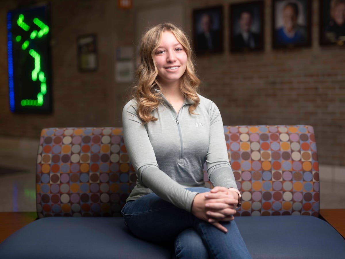 Madisyn, a student at the Bay-Arenac ISD Career Center in Bay City