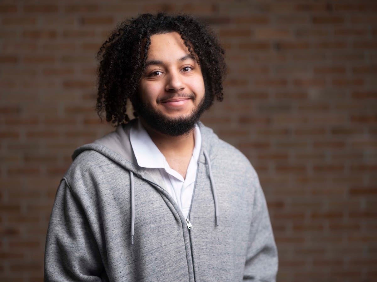 Xavier, a student at the Career Center in Bay City