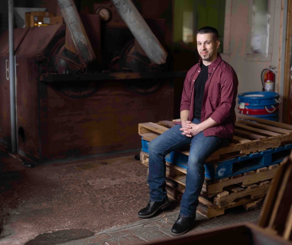 Jordan Dice, owner of St. Laurent Brothers in Bay City