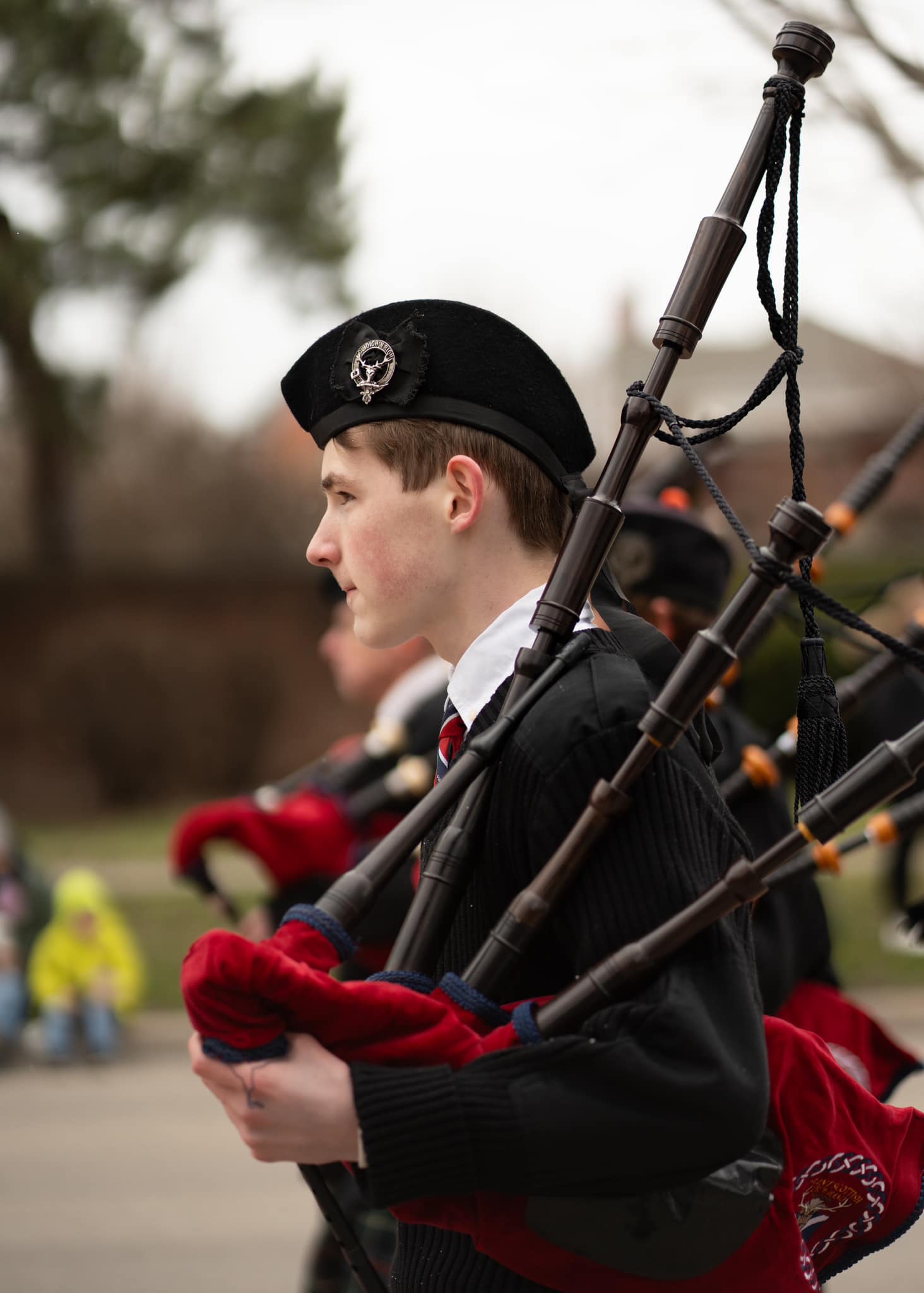 Participants in Bay City's St. Patrick's Day Parade