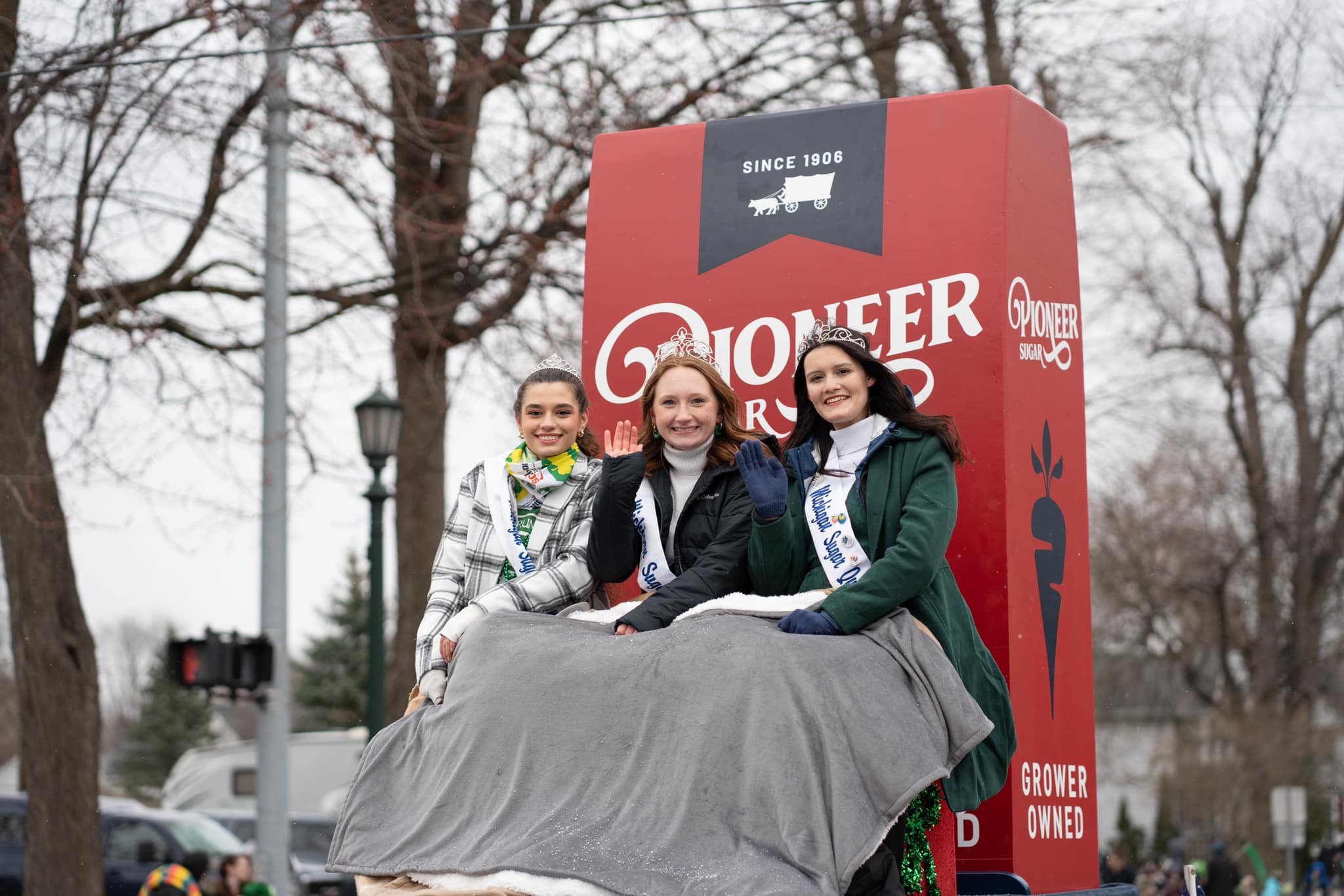 Participants in Bay City's St. Patrick's Day Parade
