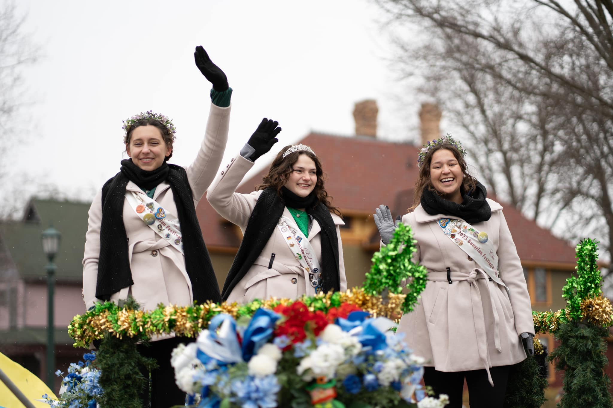Participants in Bay City's St. Patrick's Day Parade