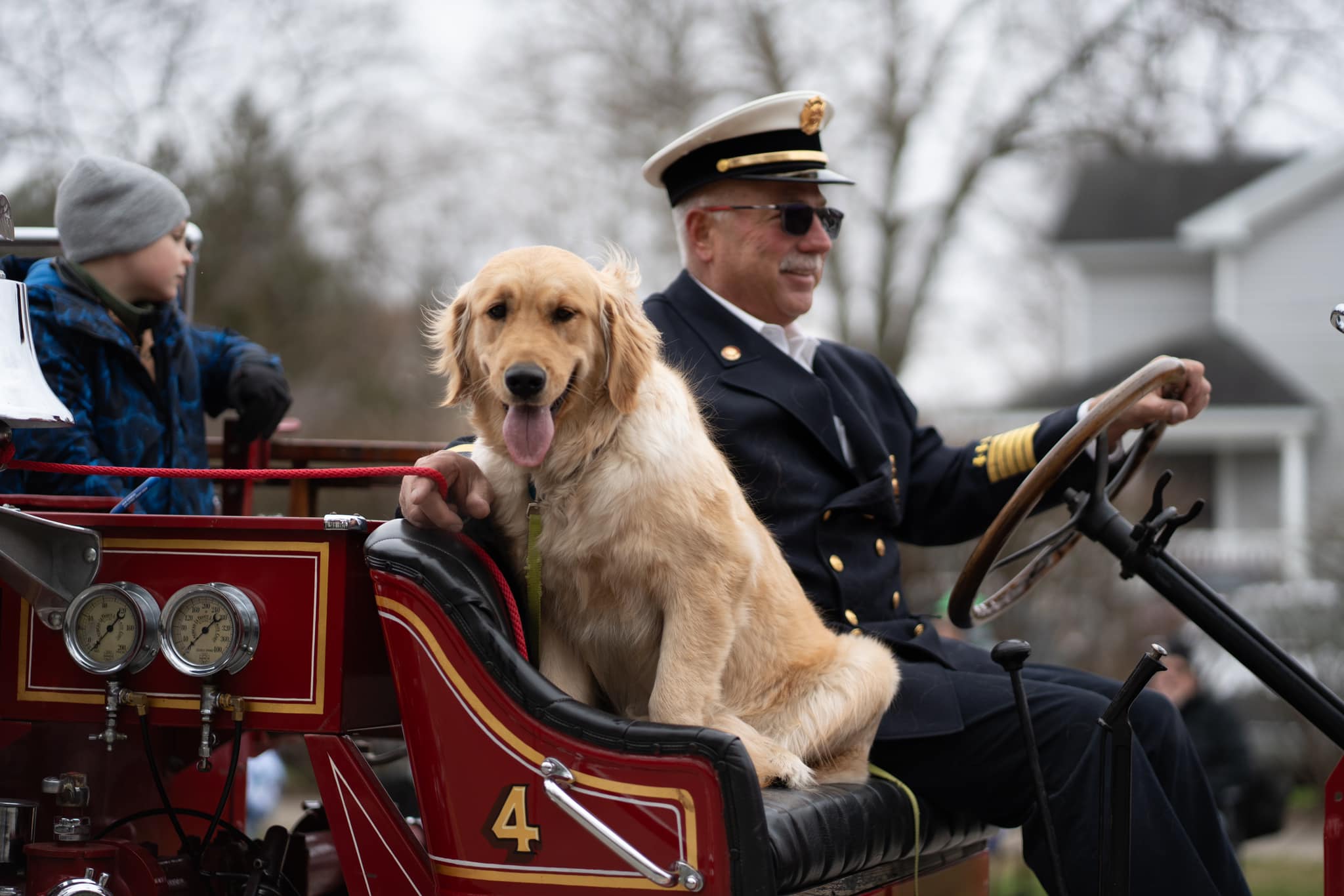 Participants in Bay City's St. Patrick's Day Parade