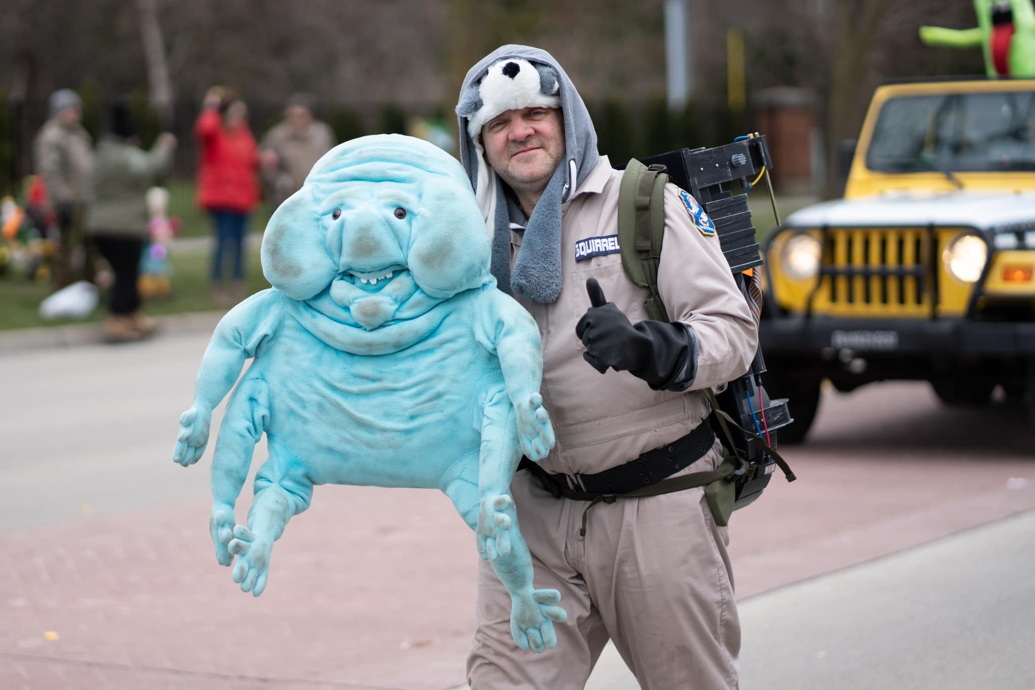 Participants in Bay City's St. Patrick's Day Parade