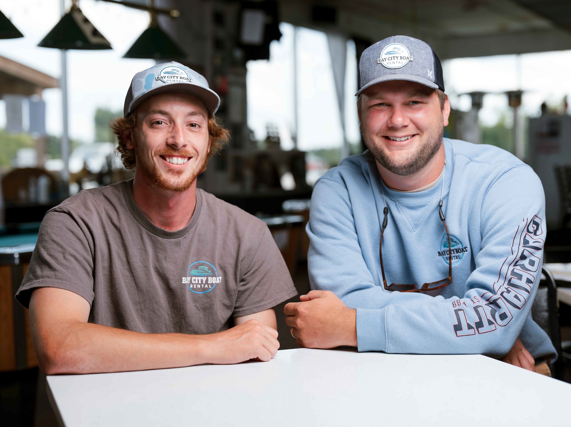 Jared Greshow and Jonah Joppich, Bay City Boat Rental