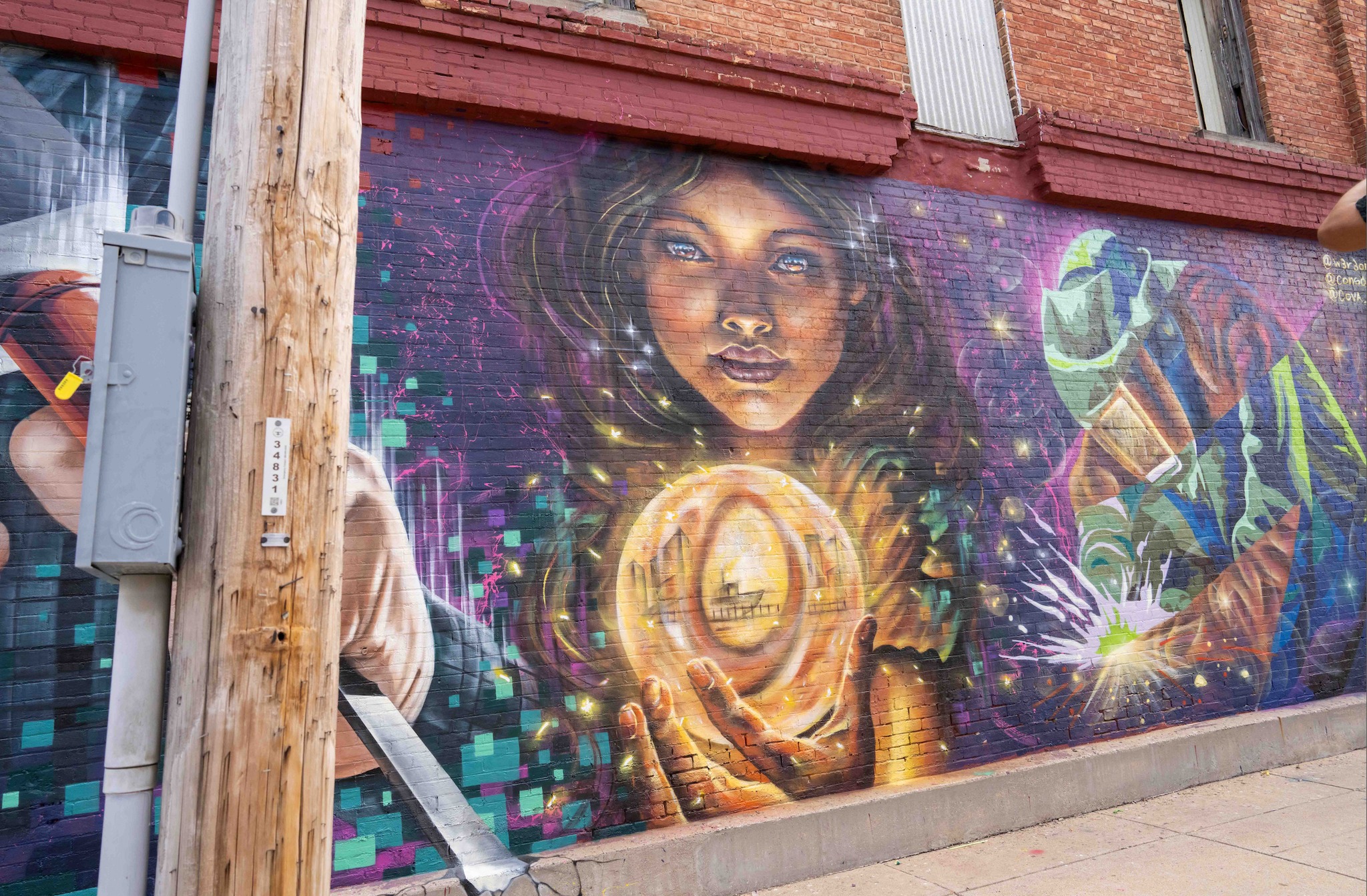 A recent mural installed in Bay City, Michigan