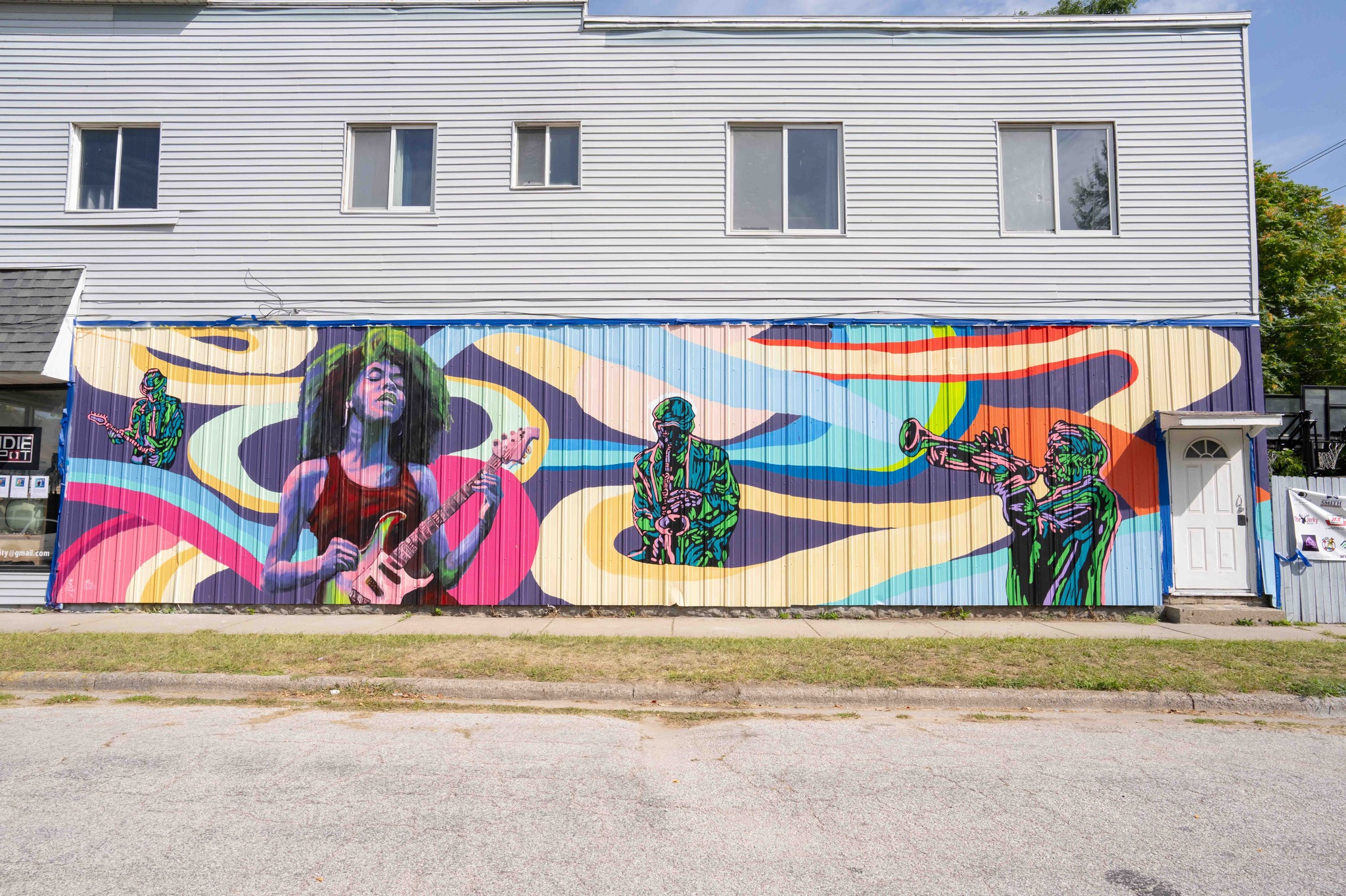 A recent mural installed in Bay City, Michigan