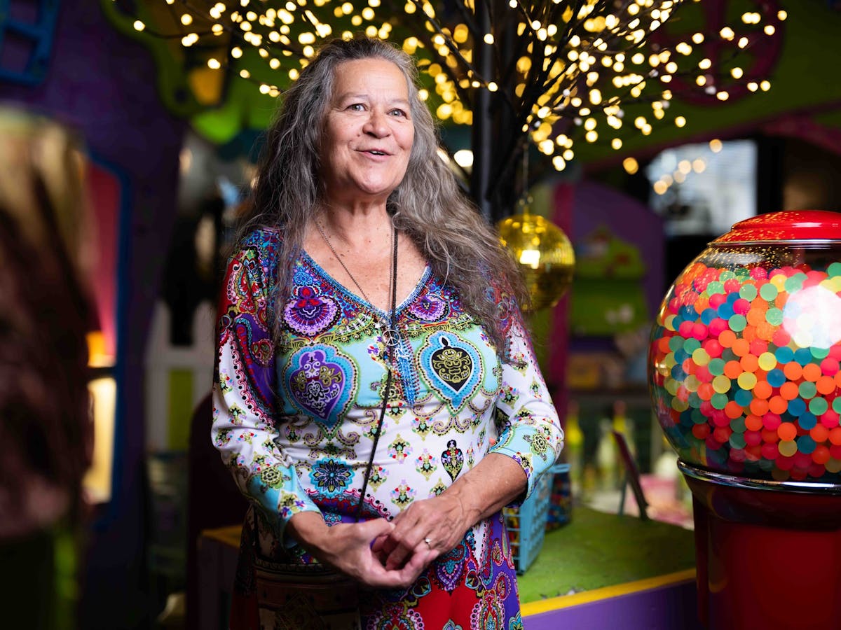 Starr Henning of Tummy Ache Candy Store, Bay City, Michigan