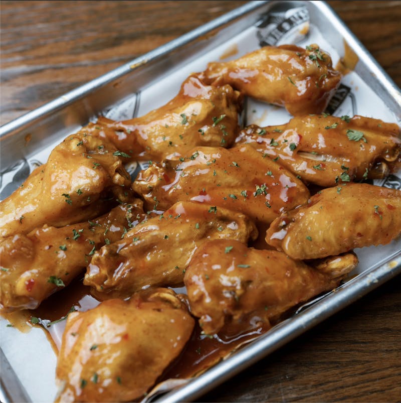 Chicken wings from W.H. Ales, located in Bay City, Michigan