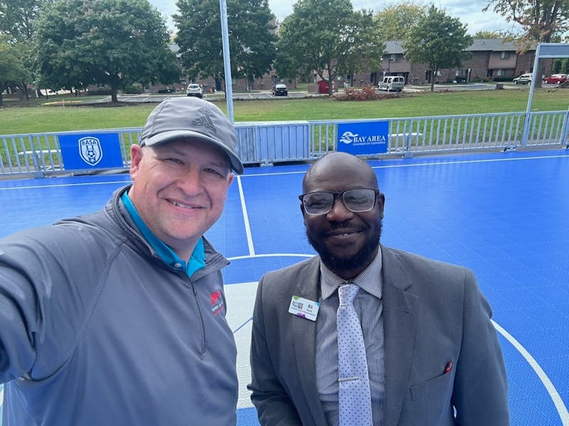 Rob Clark and Ali Smith talk about the Maplewood Park Sports Complex in Bay City, Michigan.