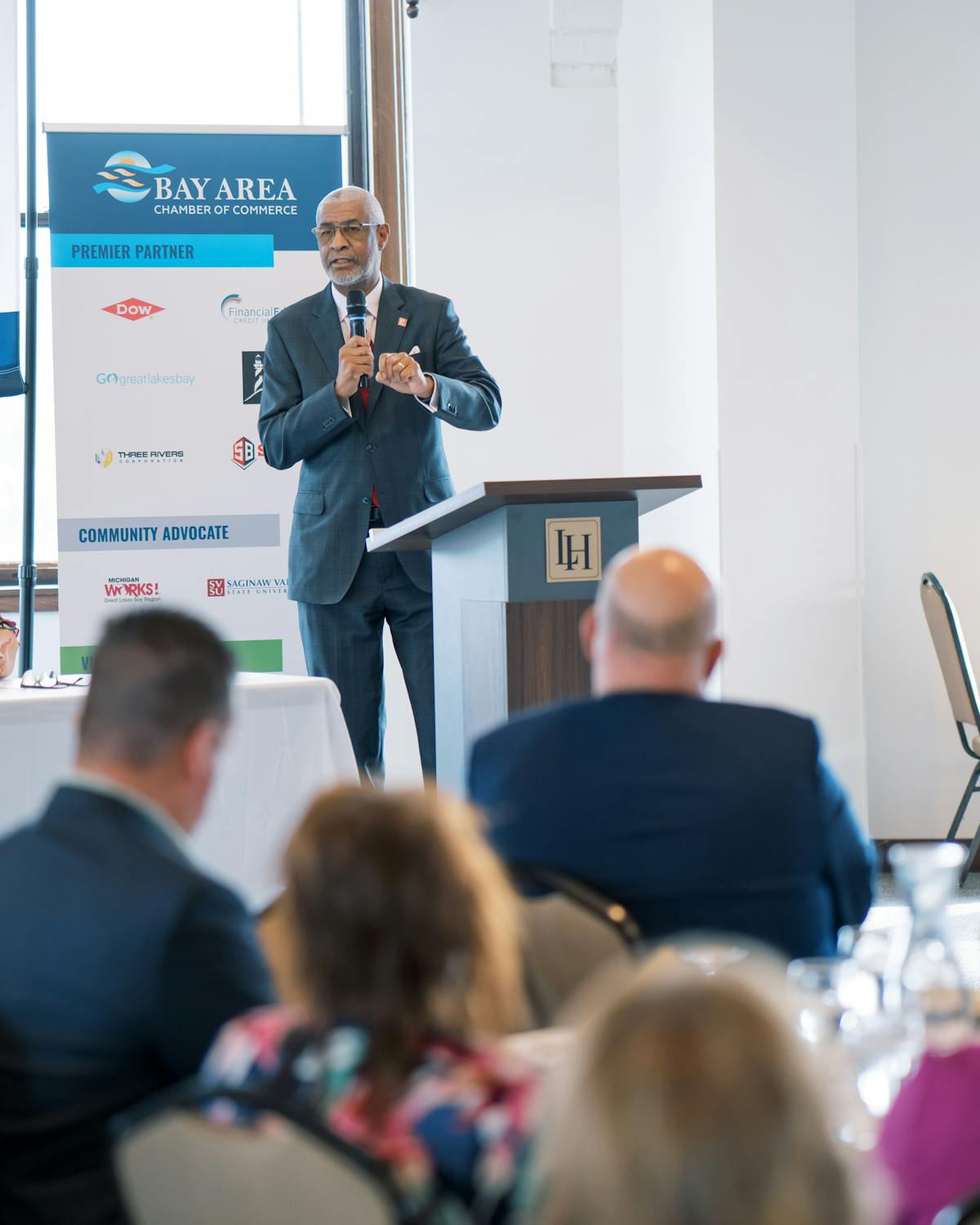 Dr. George Grant, President of Saginaw Valley State University