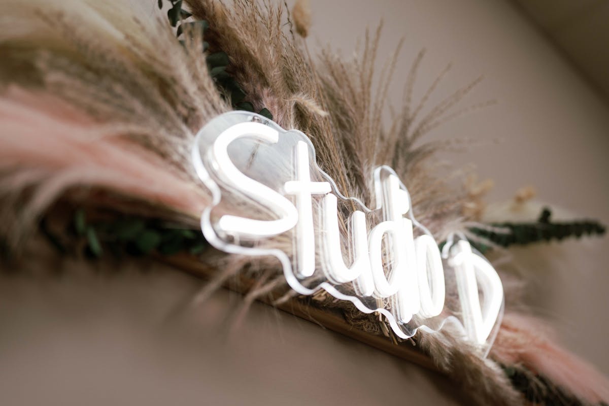 Studio D Hair Salon sign in Bay City, Michigan