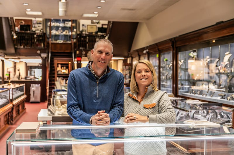 Owners of Herman Hiss & Company in Bay City, Michigan.