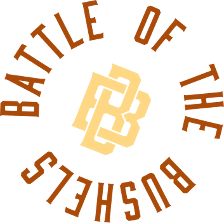 Circular logo that says “The Canola Competition” with a BOTB lockup in the middle 