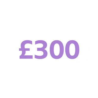 £300.