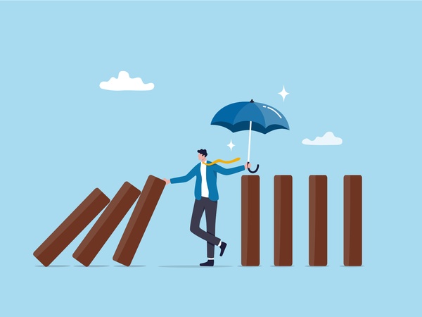 Control risk, stop domino effect, solution, crisis failure prevention
