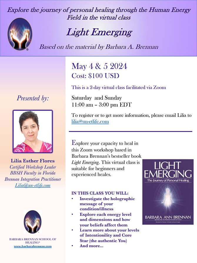 Light Emerging Virtual Class, May 4-5, 2024