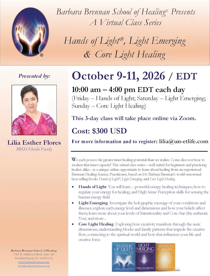 Flyer for Brennan Immersive Virtual Class, October 9-11, 2026