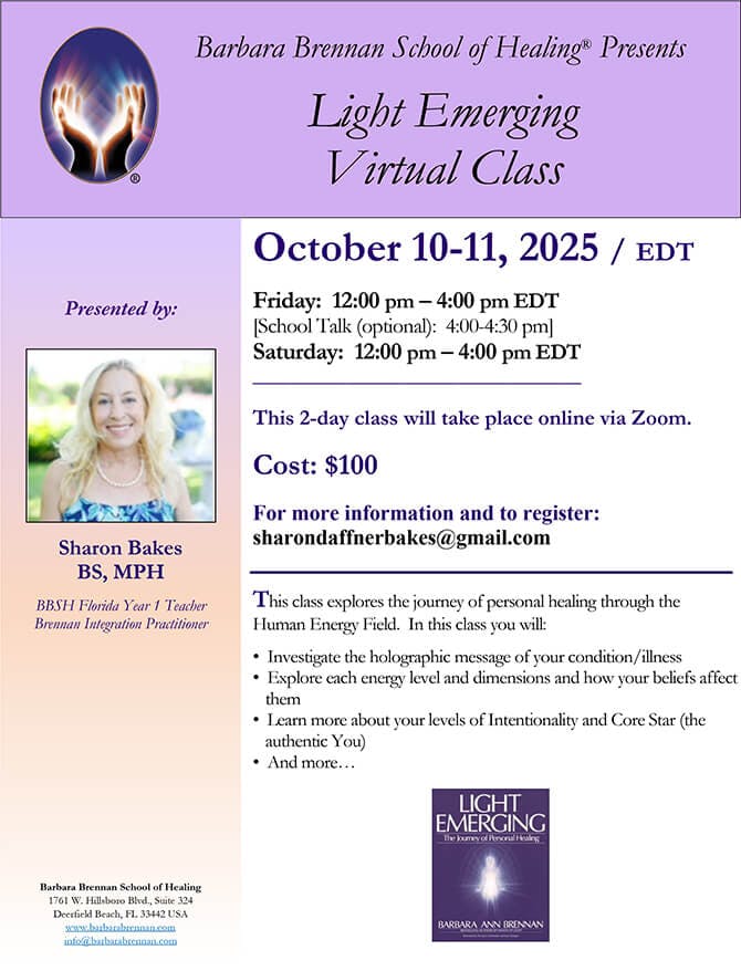 Flyer for Light Emerging Workshop, October 10-11, 2025