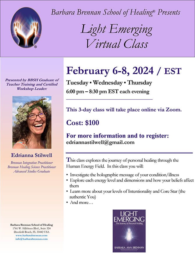 Light Emerging Virtual Class, February 6-8, 2024