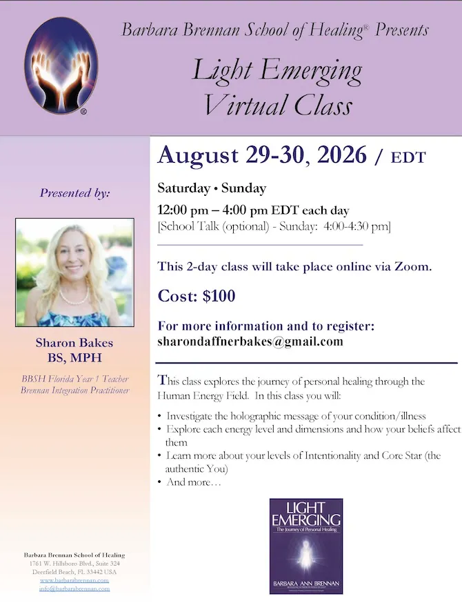Fly for Light Emerging Virtual Class, August 29-30, 2026