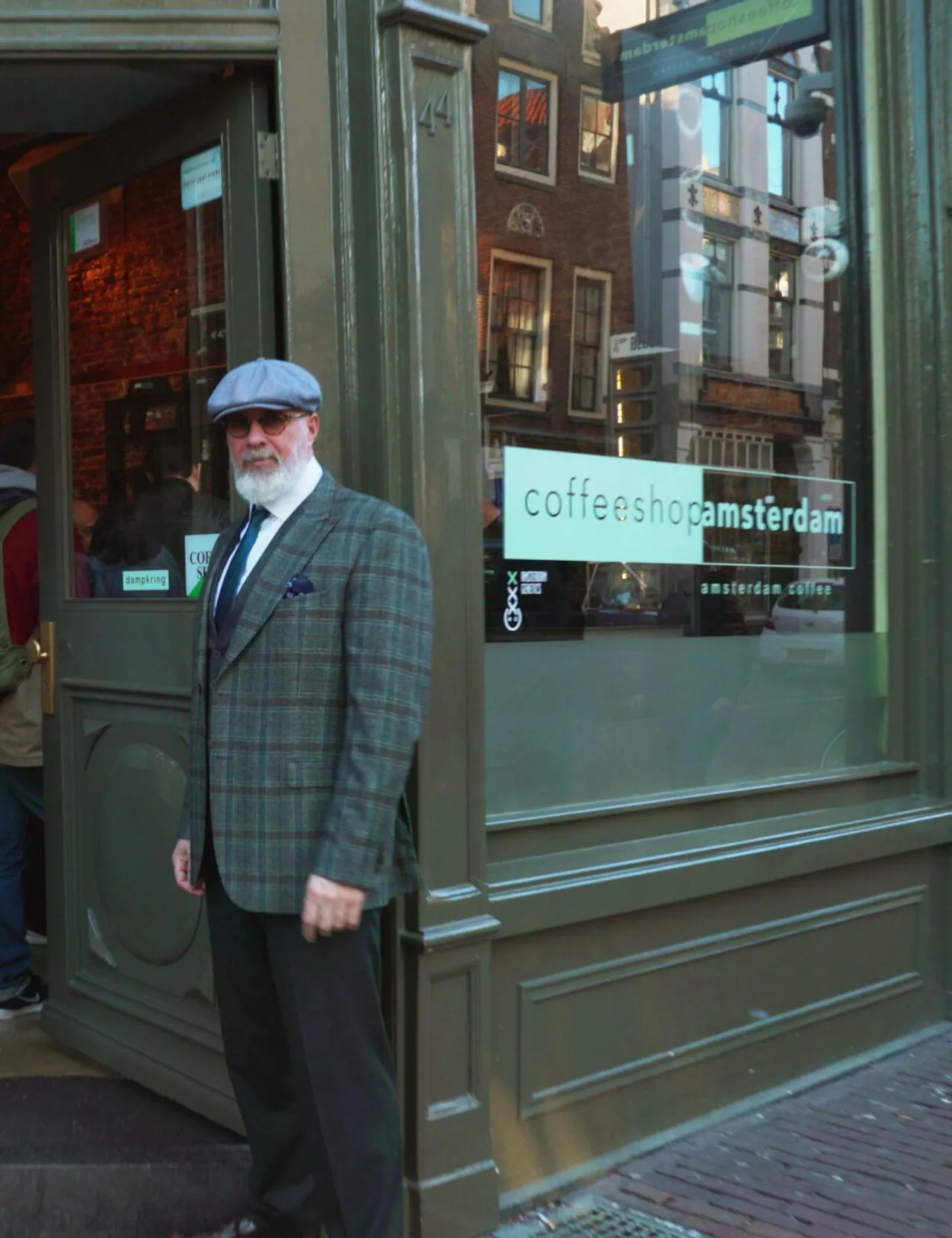 Ingang Coffeeshop Amsterdam