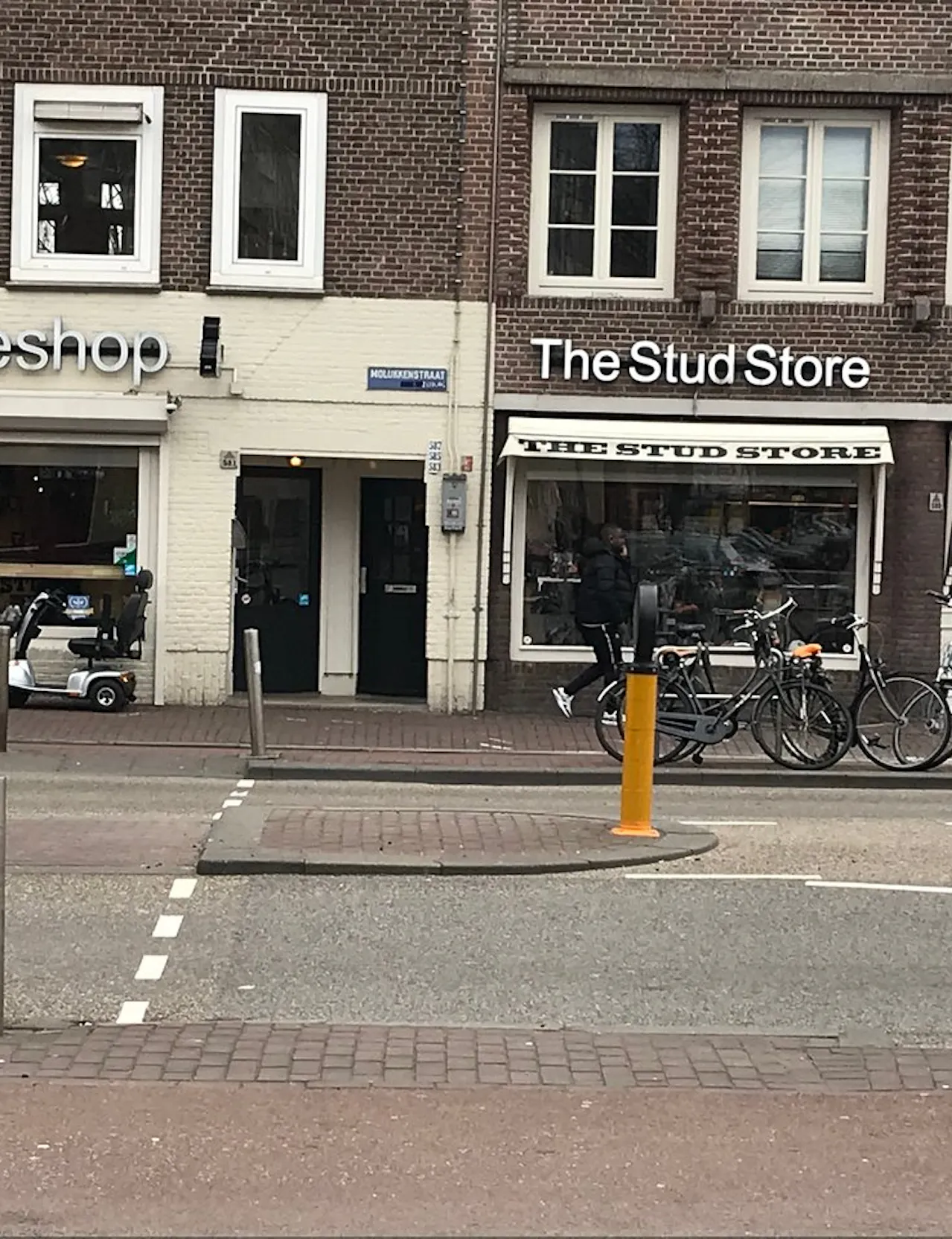 Coffeeshop The Stud buiten