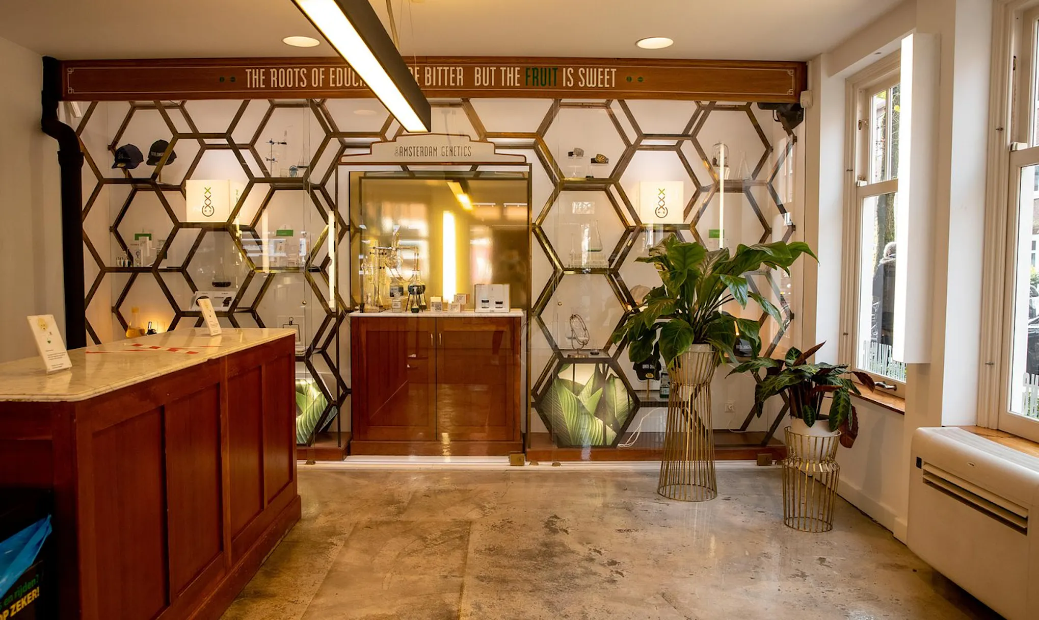 Coffeeshop bij binnen