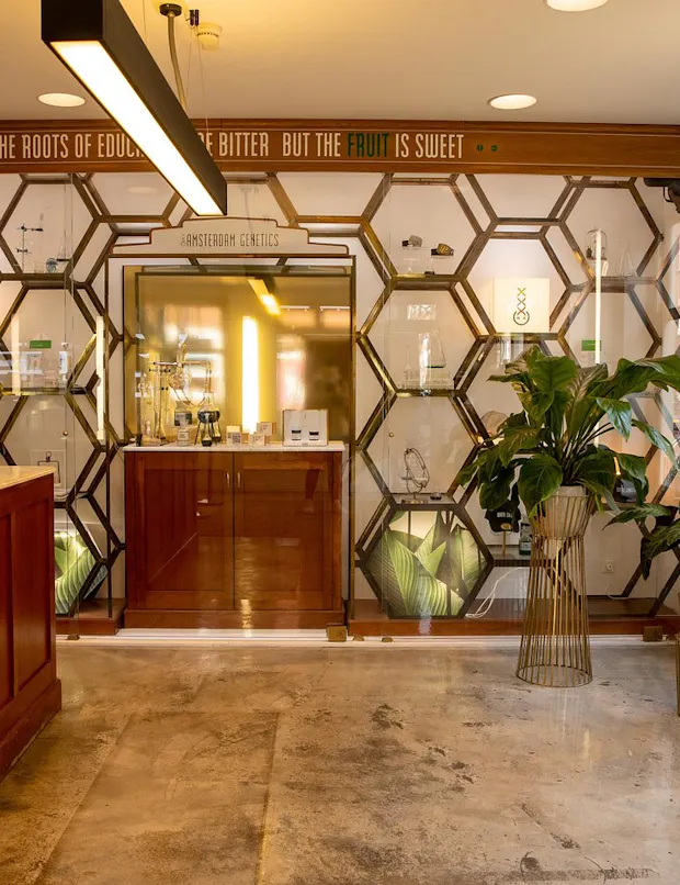 Coffeeshop bij binnen