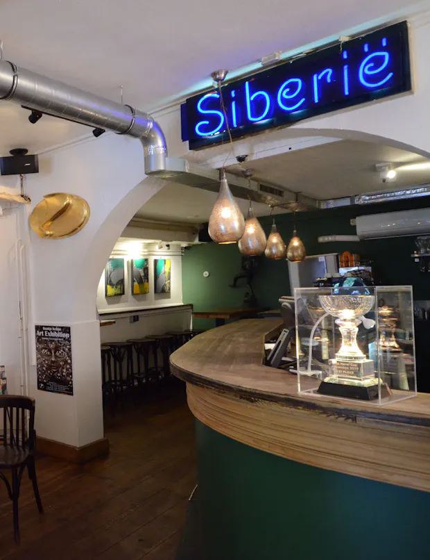 Coffeeshop Siberie binnen