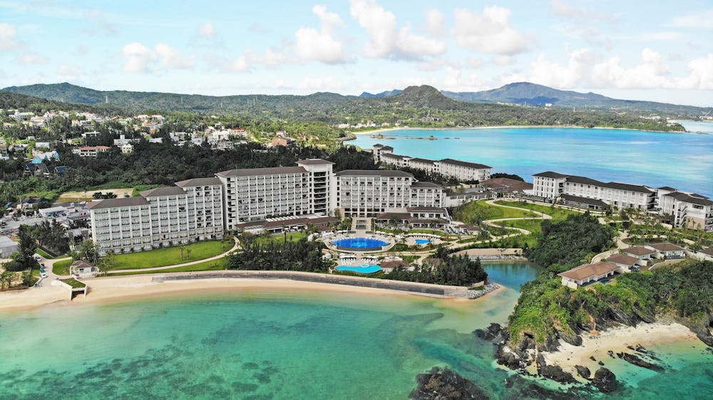 Aerial view of Resort.